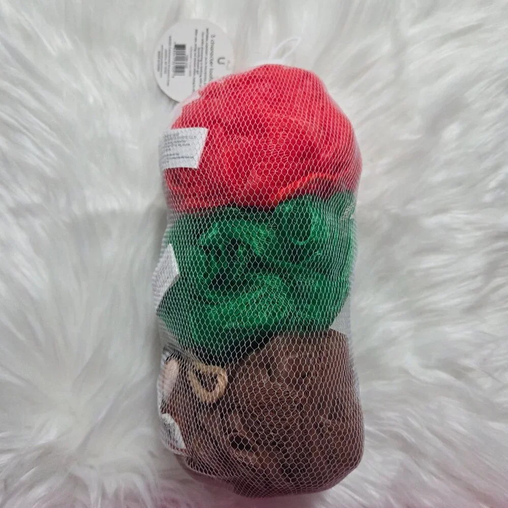 Christmas Bath Poof Set